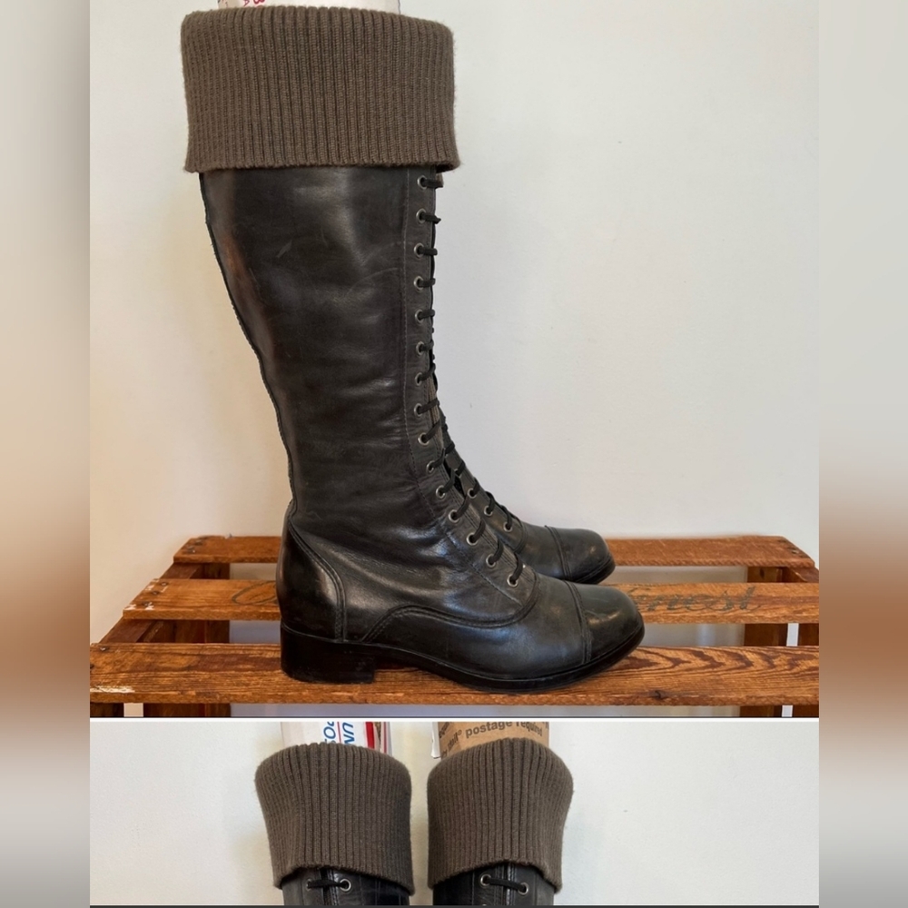 Black Combat boots